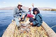 bateau de roseaux du lac TIticaca
