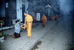 Luang Prabang offrandes à l'Aube