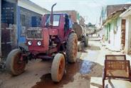 vieux tracteur à trinidad