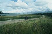 sur une piste de Saaremaa
